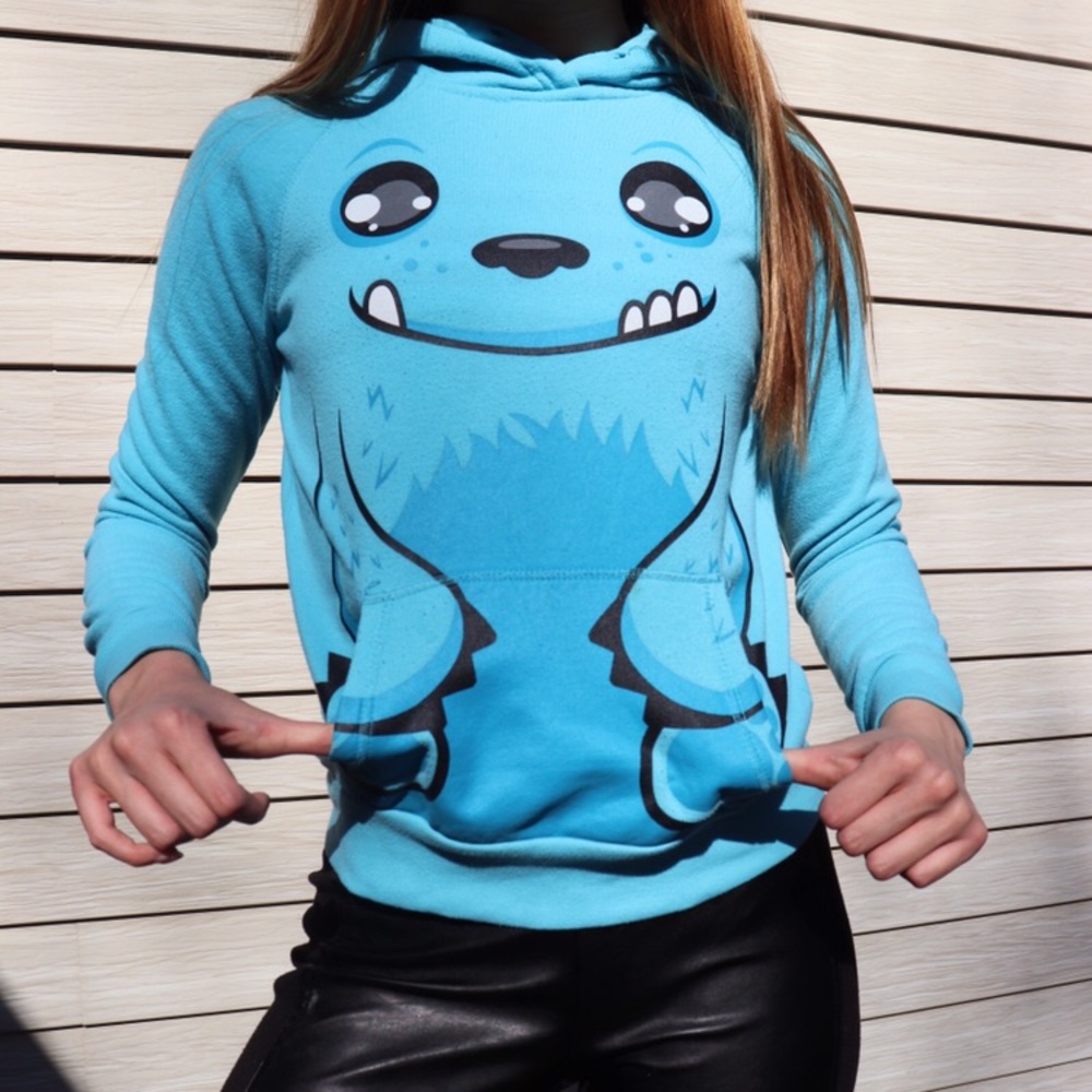 Monster Printed Hoodie